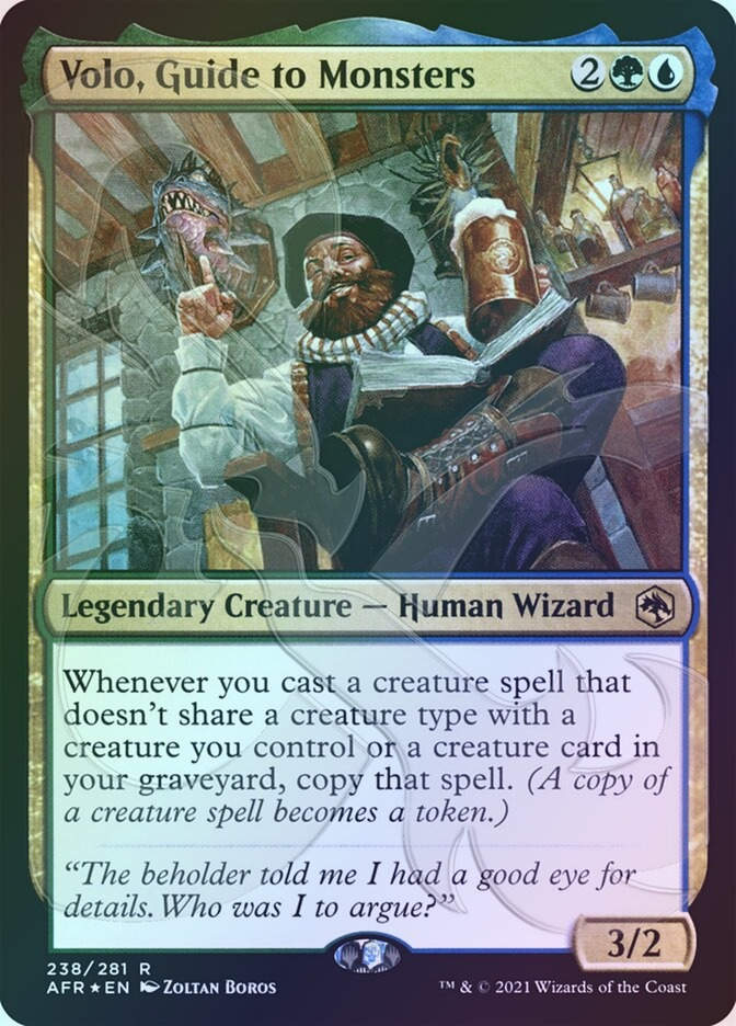 Volo, Guide to Monsters (PAFR) (238a) / Embossed Foil