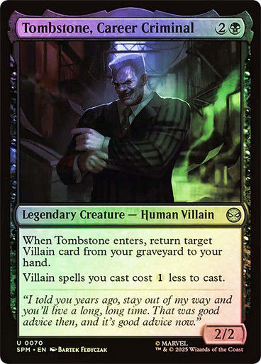 Tombstone, Career Criminal (SPM) (70) / Foil