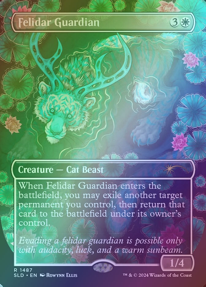 Felidar Guardian (SLD) (1487★) / Borderless / Rainbow Foil