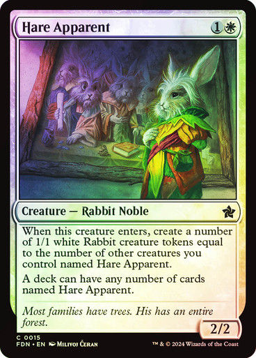 Hare Apparent (FDN) (15) / Foil