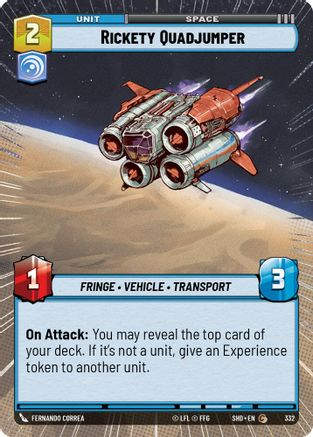 Rickety Quadjumper (Hyperspace) (SHD_#332) / Foil