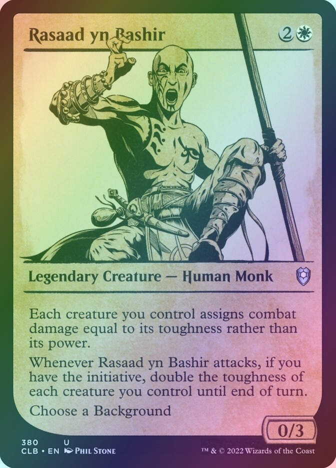 Rasaad yn Bashir (CLB) (380) / Showcase / Foil