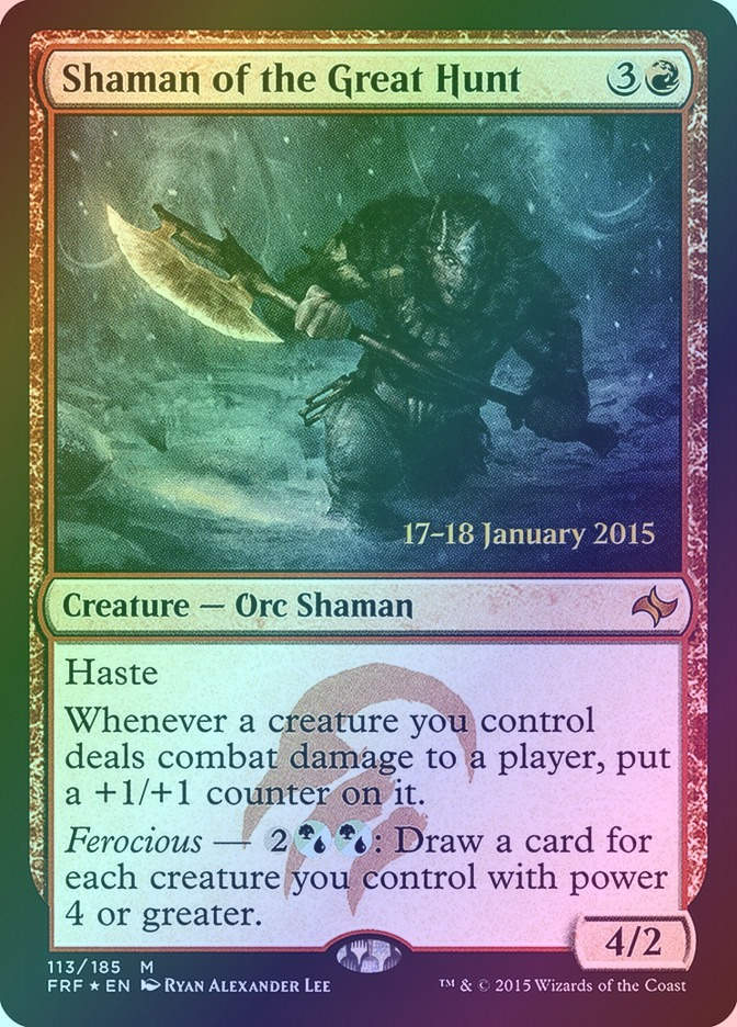 Shaman of the Great Hunt (PFRF) (113s) / Foil