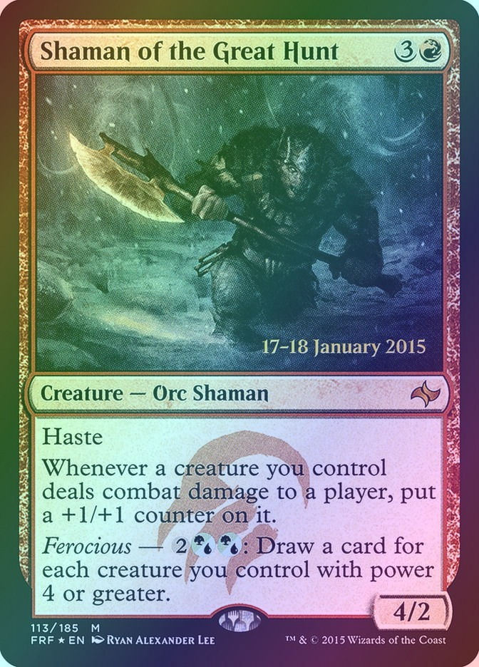 Shaman of the Great Hunt (PFRF) (113s) / Foil