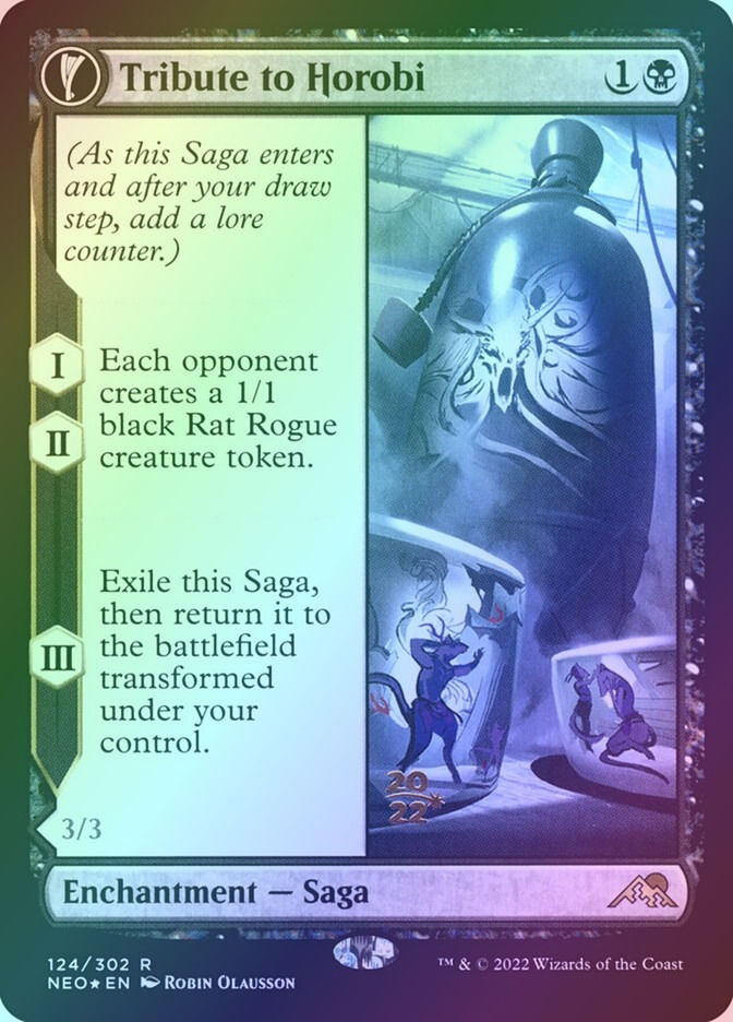 Tribute to Horobi // Echo of Death's Wail (PNEO) (124s) / Foil — cara 1 de 2