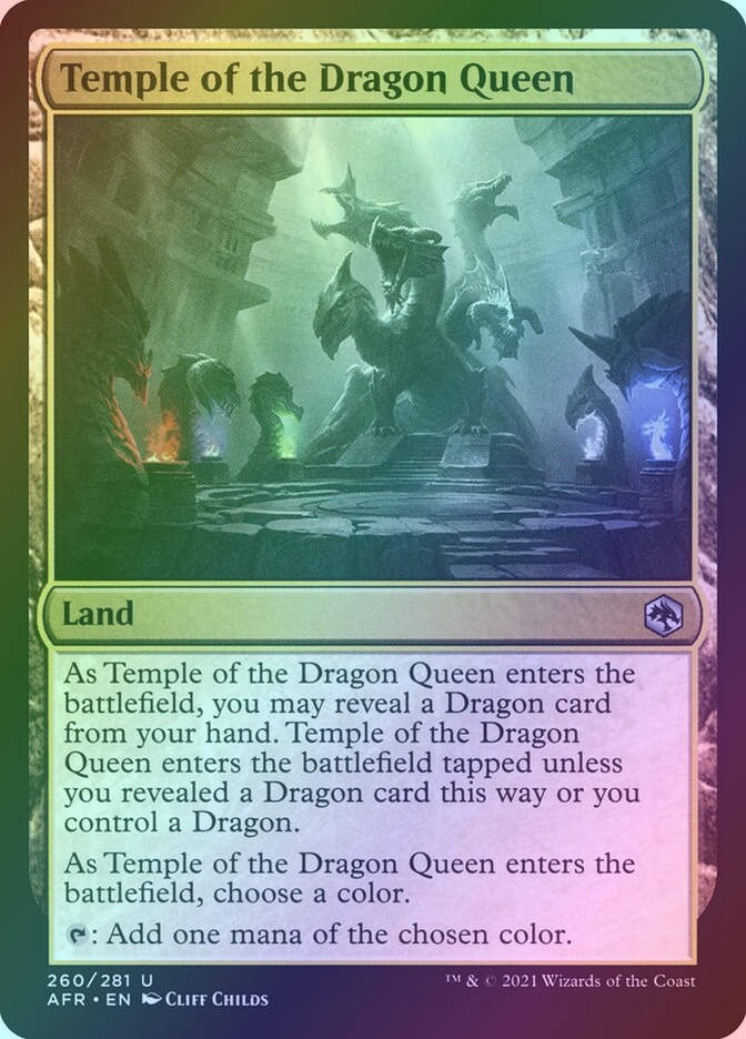 Temple of the Dragon Queen (AFR) (260) / Foil