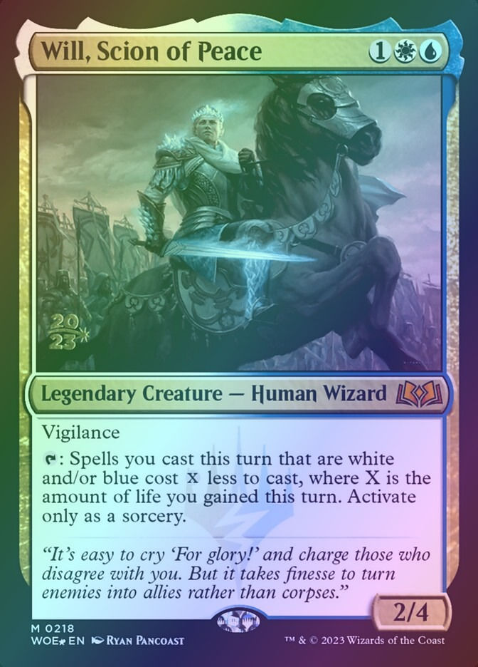 Will, Scion of Peace (PWOE) (218s) / Foil