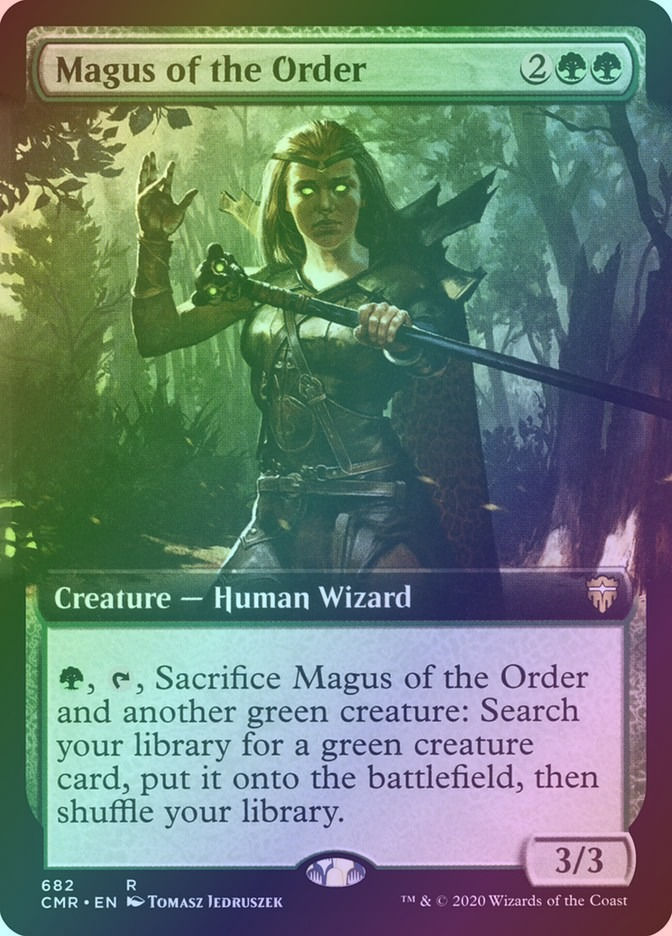 Magus of the Order (CMR) (682) / Extended Art / Foil