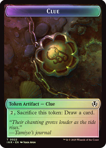Clue (TINR) (22) // Eldrazi Horror (TINR) (1) / Foil