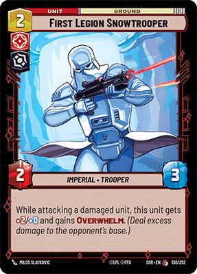 First Legion Snowtrooper (SOR_#130/252)