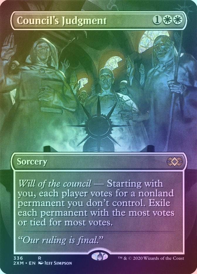 Council's Judgment (2XM) (336) / Borderless / Foil