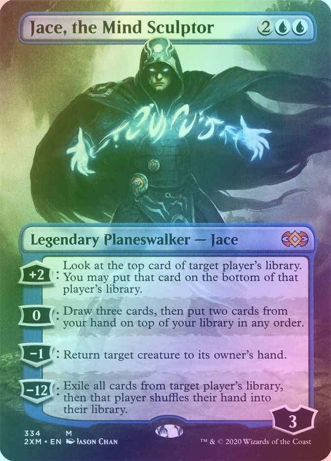 Jace, the Mind Sculptor (2XM) (334) / Borderless / Foil