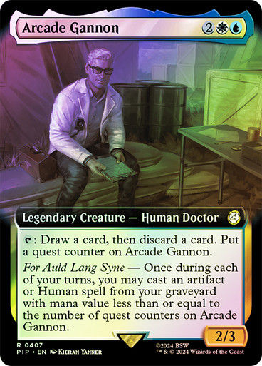 Arcade Gannon (pip) (407) / Extended Art Foil