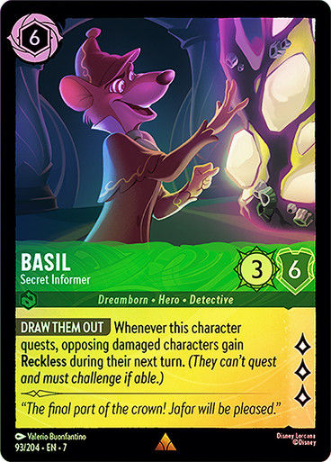 Basil - Secret Informer (LOR_ARC) / Foil
