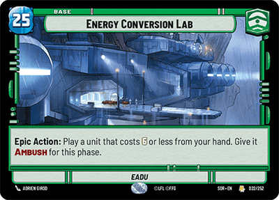 Energy Conversion Lab (SOR_#022/252)