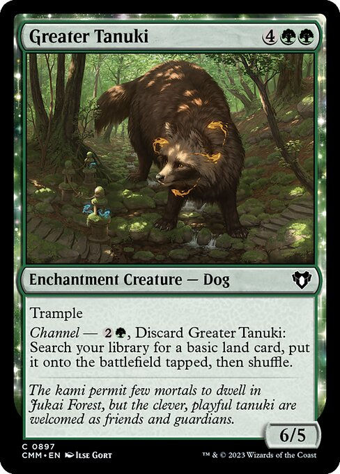 Greater Tanuki (cmm) (Commander Deck)