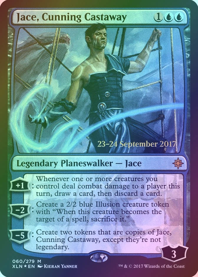 Jace, Cunning Castaway (PXLN) (60s) / Foil