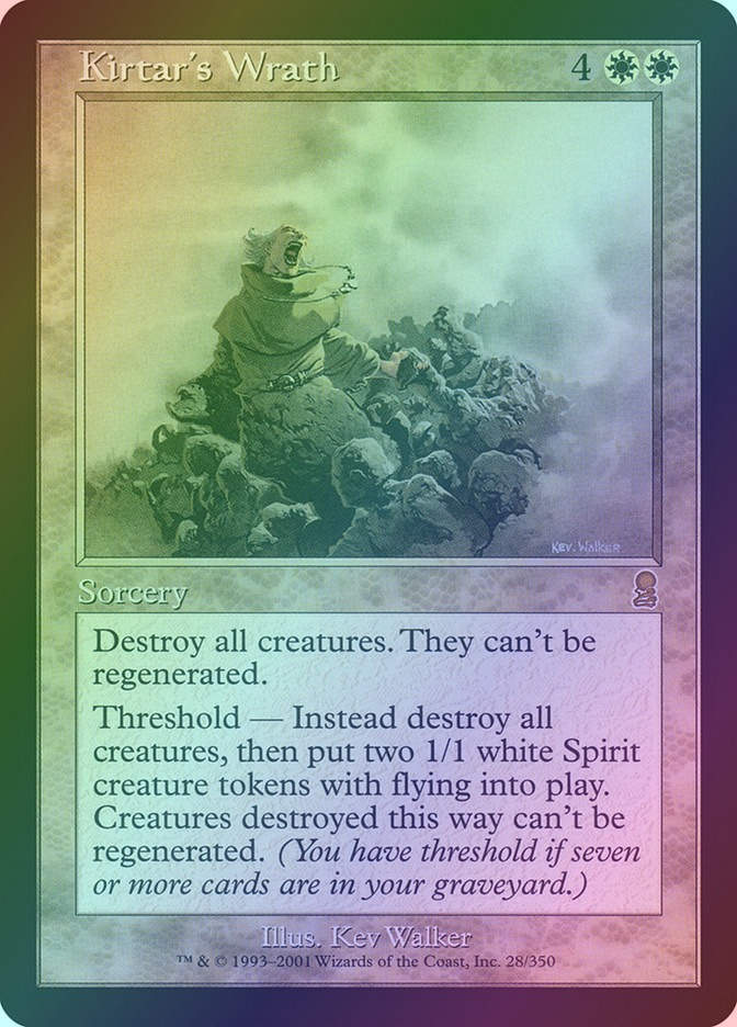 Kirtar's Wrath (ODY) (28) / Foil