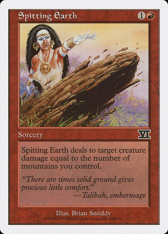 Spitting Earth (6ED) (208)