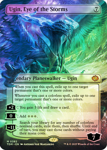 Ugin, Eye of the Storms (TDM) (382) / Foil / Borderless