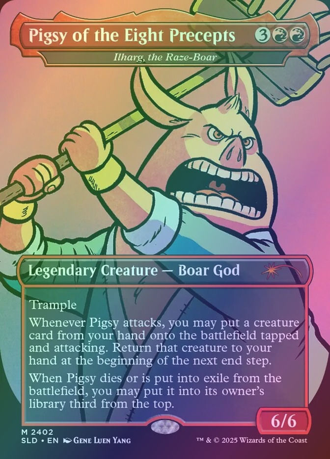 Ilharg, the Raze-Boar (SLD) (2402) / Borderless / Foil