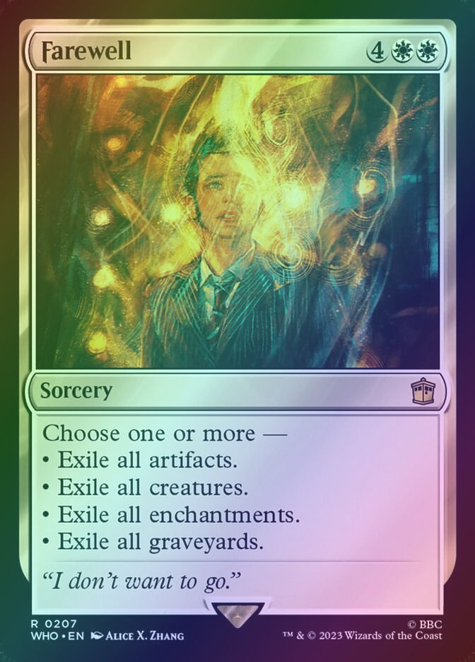 Farewell (WHO) (207) / Foil