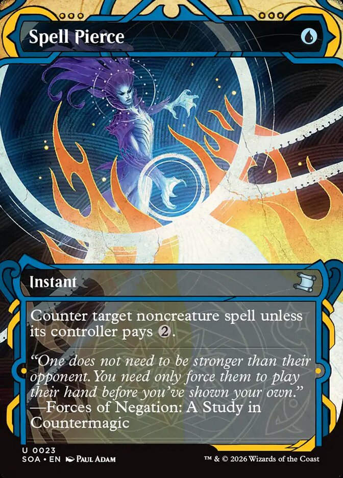 Spell Pierce (SOA) (23) / Borderless / Showcase