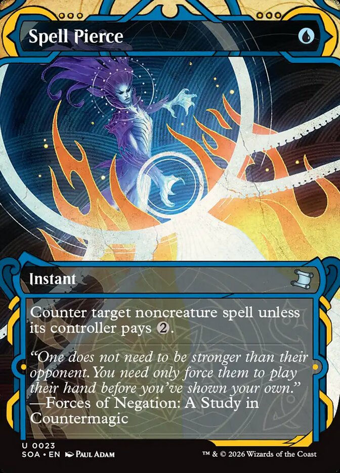 Spell Pierce (SOA) (23) / Borderless / Showcase