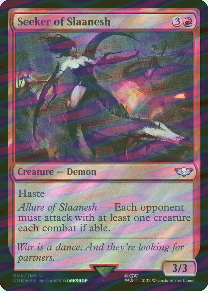Seeker of Slaanesh (40K) (85★) / Surge Foil