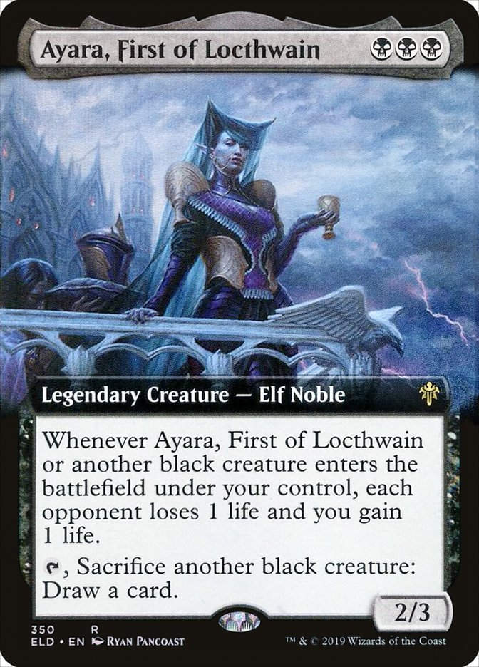 Ayara, First of Locthwain (ELD) (350) / Extended Art