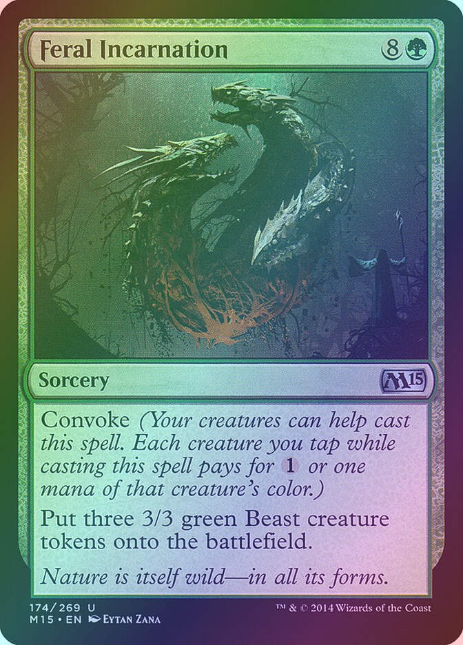 Feral Incarnation (M15) (174) / Foil