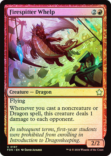 Firespitter Whelp (FDN) (197) / Foil