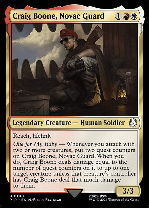 Craig Boone, Novac Guard (pip) (100)