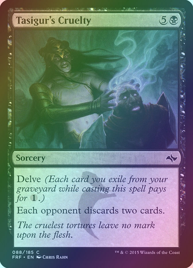 Tasigur's Cruelty (FRF) (88) / Foil