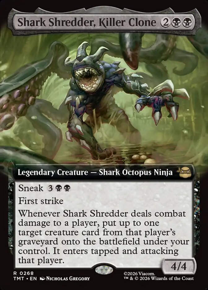 Shark Shredder, Killer Clone (TMT) (268) / Extended Art