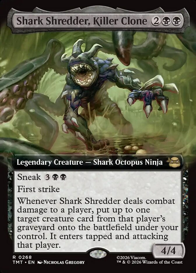 Shark Shredder, Killer Clone (TMT) (268) / Extended Art