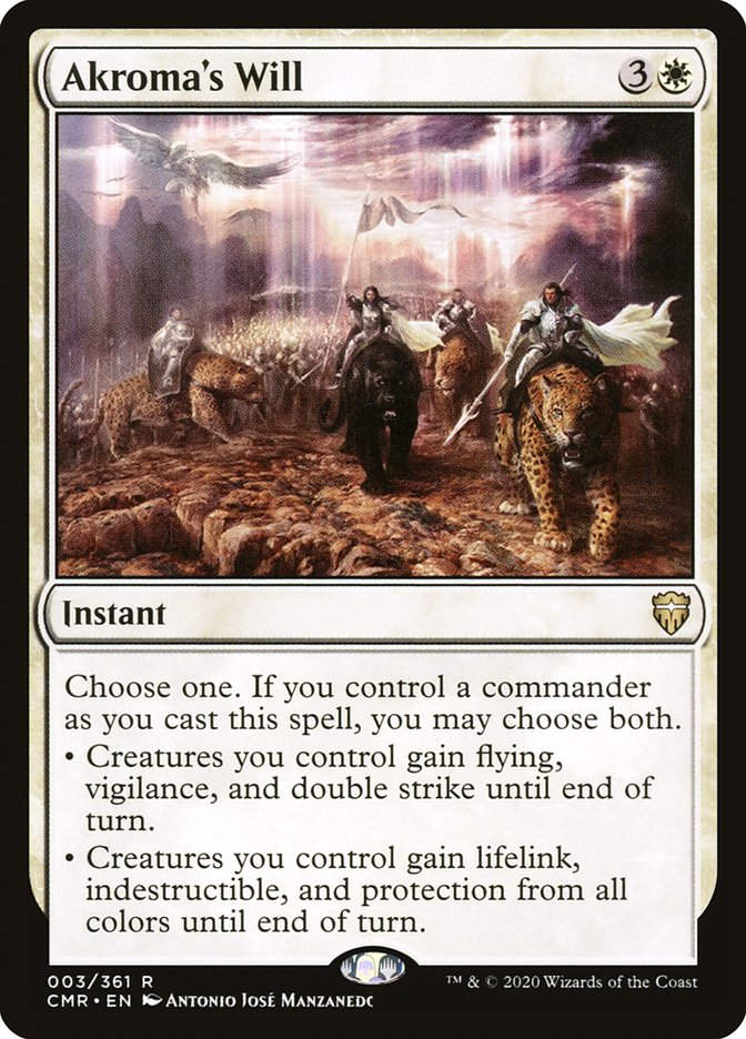 Akroma's Will (CMR) (3)