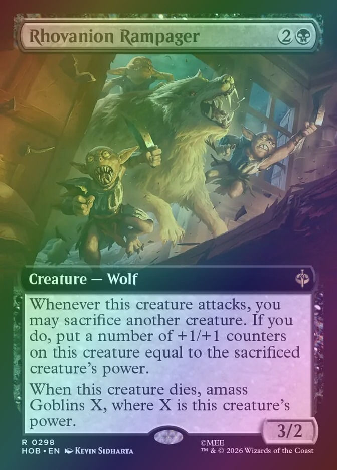 Rhovanion Rampager (HOB) (298) / Extended Art / Foil