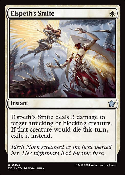 Elspeth's Smite (FDN) (493) (Beginner)