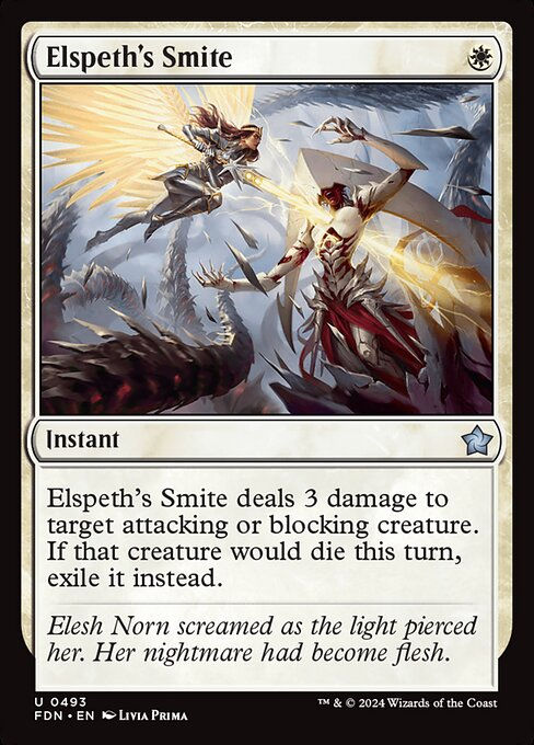 Elspeth's Smite (FDN) (493) (Beginner)