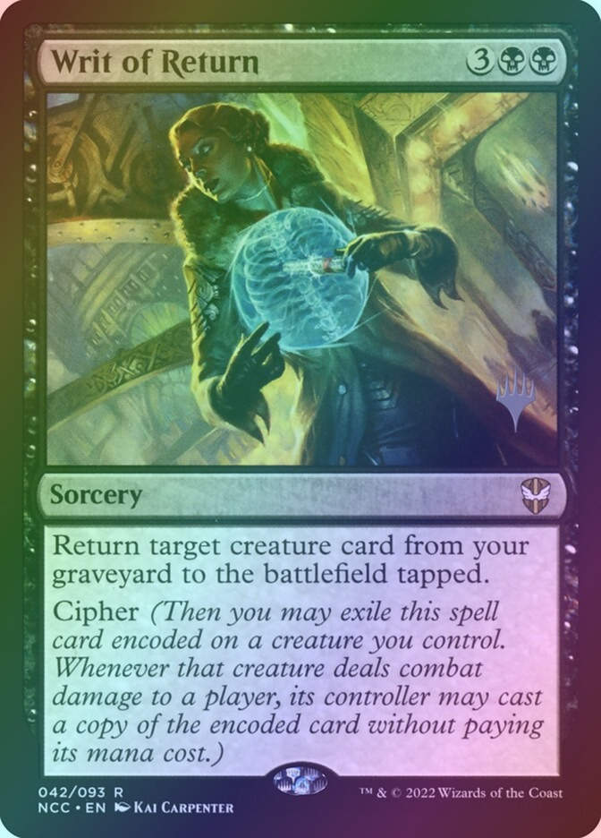 Writ of Return (PNCC) (42p) / Foil