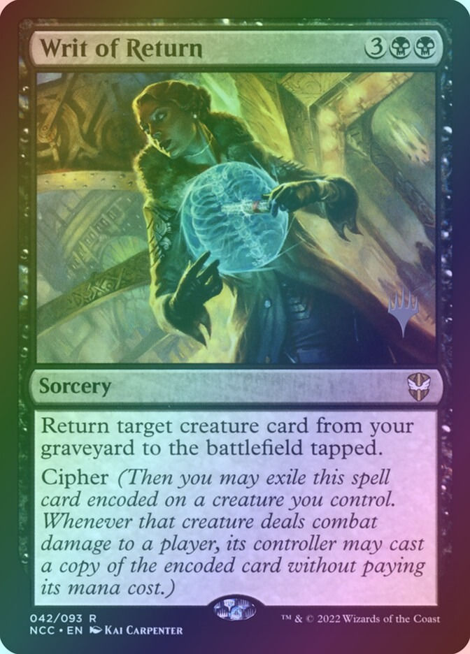 Writ of Return (PNCC) (42p) / Foil
