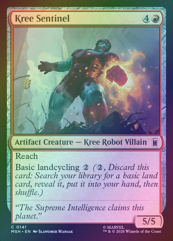 Kree Sentinel (MSH) (141) / Foil