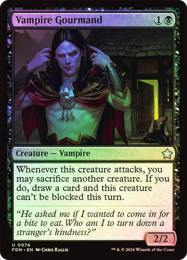 Vampire Gourmand (FDN) (74) / Foil
