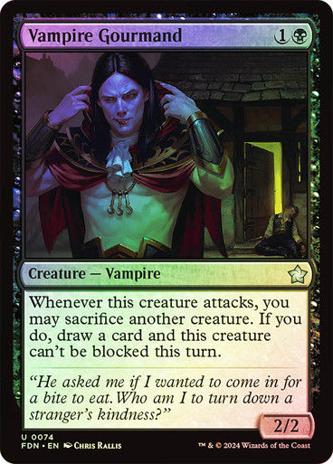 Vampire Gourmand (FDN) (74) / Foil
