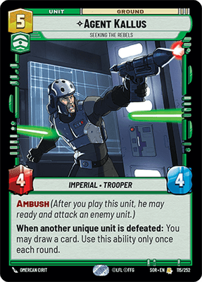 Agent Kallus - Seeking the Rebels (SOR_#115/252)