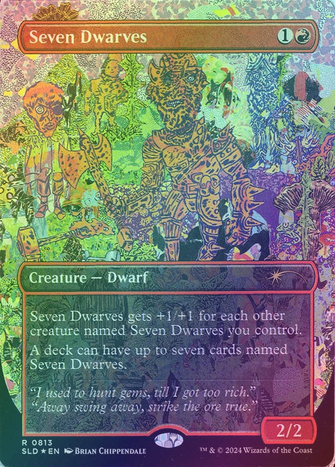 Seven Dwarves (SLD) (813) / Borderless / Foil
