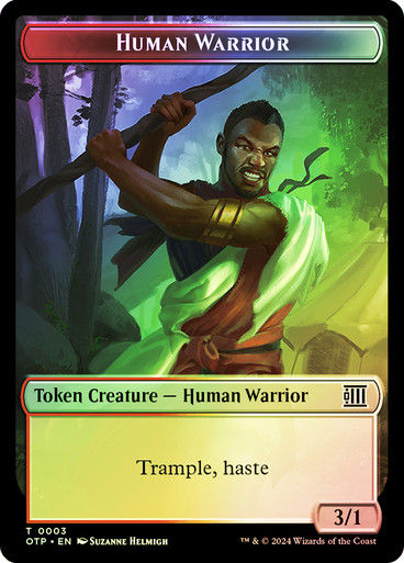 Human Warrior // Treasure (TOTP) / Foil — cara 1 de 2