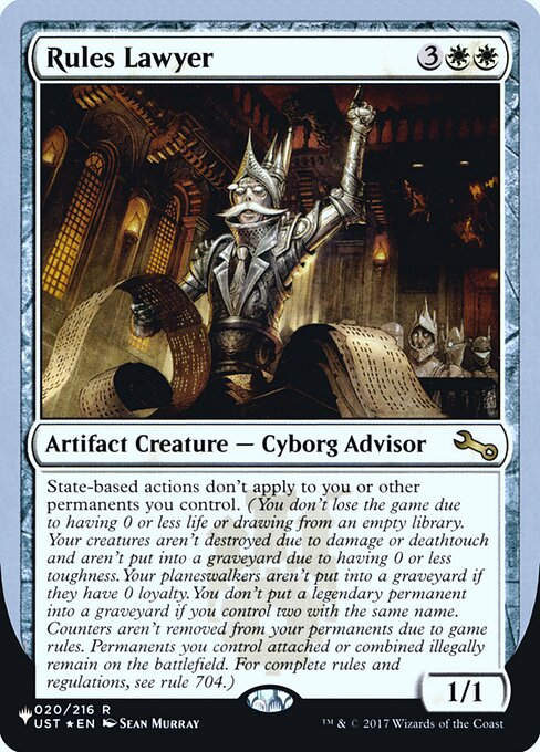 Rules Lawyer (ULST) (7) / Foil