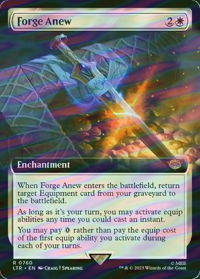 Forge Anew (LTR) (760) / Extended Art / Surge Foil
